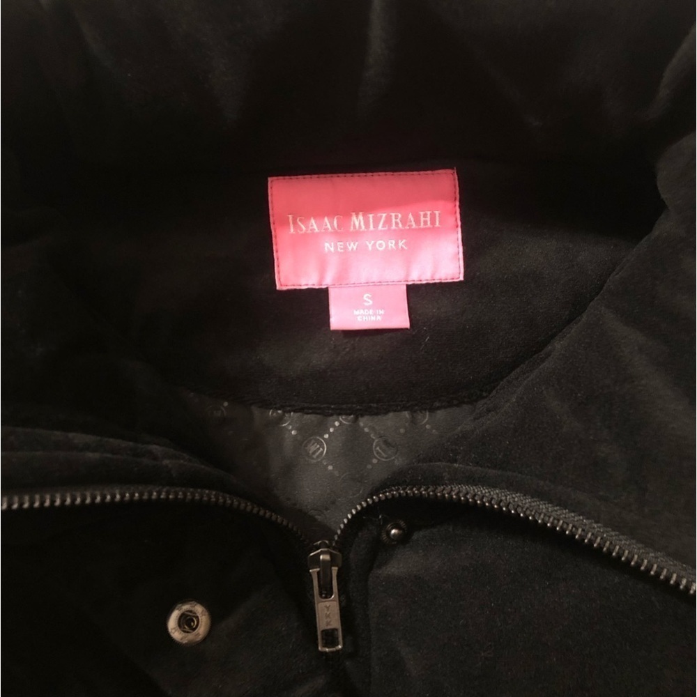 Isaac Mizrahi New York Puffer Black Jacket. Size S - Picture 10 of 11